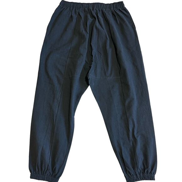 NWT Prijouhe Black Pull On Cotton Capri Joggers Size 2XL - Picture 2 of 8